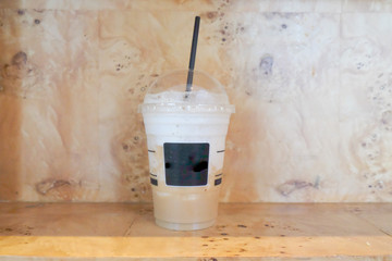 Cold coffee drink frappe