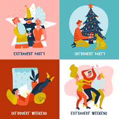 Extrovert Introvert Design Concept