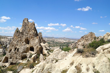 Fototapeta premium the quaint landscape of Cappadocia