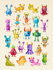 Colorful monsters © Elena Schweitzer