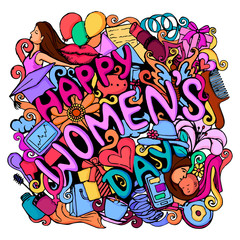 Happy Women's Day 8th March celebration background