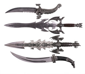 medieval European knight swords © serikbaib