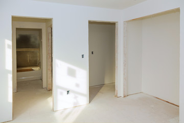 Construction building industry new home construction Building construction gypsum plaster walls