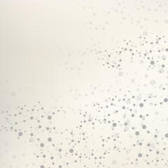 Structure molecule and communication. Dna, atom, neurons. Scientific concept for your design. Connected lines with dots. Medical, technology, chemistry, science background. illustration.