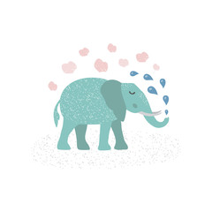 Cute elephant illustration