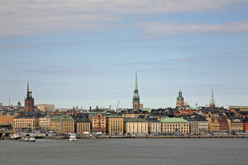 Fototapeta premium Old town in Stockholm. Sweden