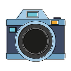 Photographic camera symbol vector illustration graphic design
