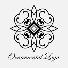 Vintage ornamental logo