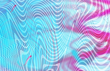 Fototapeta premium Abstract banner template with blurred curvy lines