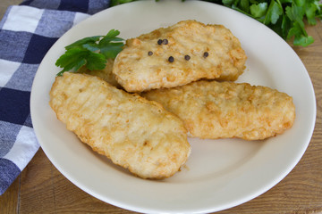 poissons panés