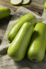 Raw Green Organic Opo Squash
