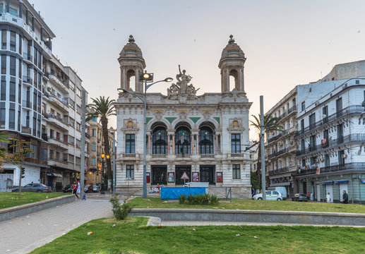 Oran - June 02, 2017: The Opera building of Oran, Algeria