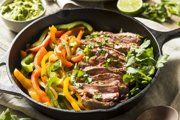 Homemade Beef Steak Fajitas