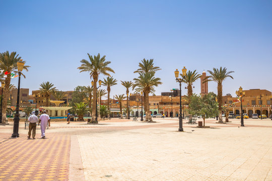 Bechar - June 07, 2017: Historic center of Bechar, Algeria