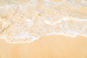 Fototapeta na wymiar Sea wave on beach