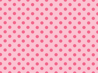 Pink Polka Dot Background