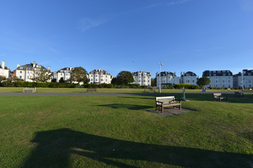 Folkestone benches. County of Kent. England.