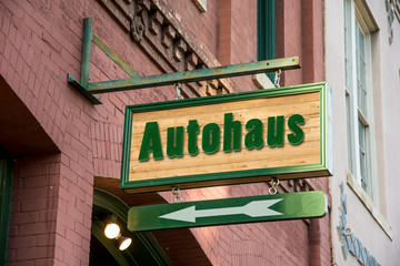 Obraz premium Schild 277 - Autohaus