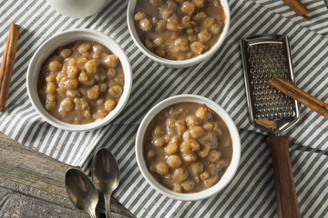 Homemade Brazlian Canjica Hominy Pudding