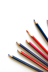 pencils on white paper