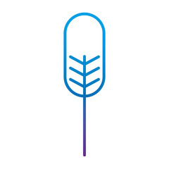 cartoon geometric tree nature spring concept vector illustration degrade color image