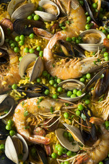 Homemade Spanish Seafood Paella
