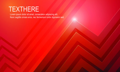 3d bright red vivid background vector illustration