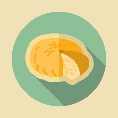 Goat Cheese vector icon