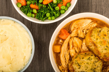 Traditional Chicken And Dumpling Casserole