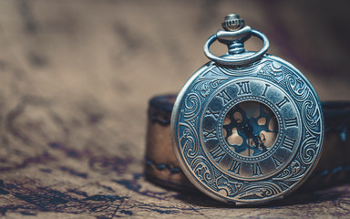 Fototapeta na wymiar Vintage Watch Necklace