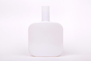 Bottle of perfume isolated on white background