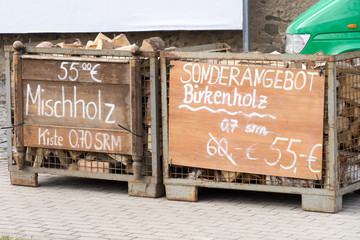 Feuerholz / verschiedene Sorten Feuerholz