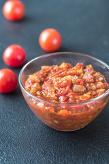 Bowl of arrabbiata- Italian pasta sauce