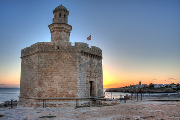 Castillo de Sant Nicola en Ciudadela
