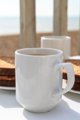 A Tea Break at the Seaside