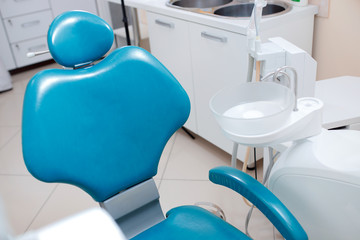 Dental chair. Dental services office equipment medicine clinic