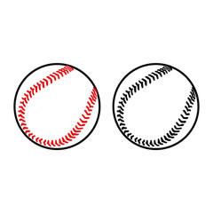 Baseball ball vector illustration