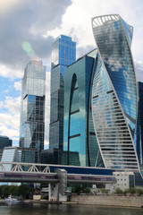 Naklejka premium Moscow-City business center, Russia