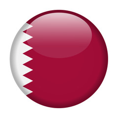 Qatar Flag Vector Round Icon