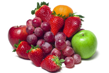 delicious and healthy vitamin set fruits