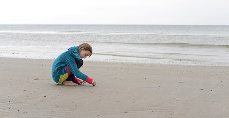 Mädchen am Strand