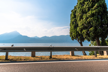 A Picture of one of the biggest Lakes in the north of Italy, the Lake Garda or Lago di Garda