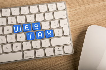 Web tax on computer keys: the word webtax indicate the bill that aims, in the digital economy, to...