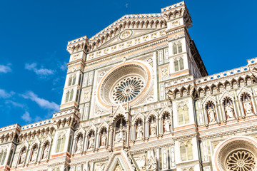 Fototapeta premium Showing the beauty of the City Florence in Italy - The Capital of Tuscany