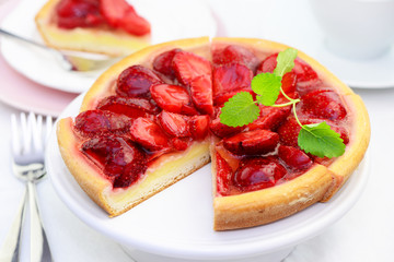 Erdbeerkuchen