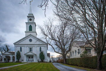 Front of the old church