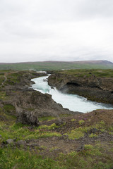 Landschaft rund um den Goðafoss - Wasserfall in Nord-Island