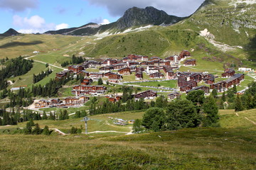 Belle Plagne , Vallée de la Tarentaise, Savoie, Auvergne-Rhône-Alpes, France