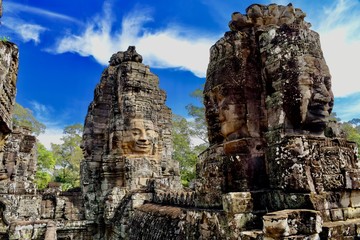 Fototapeta premium Bayon Temple, Angkor, Cambodia