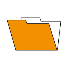 Folder empty symbol vector illustration graphic design